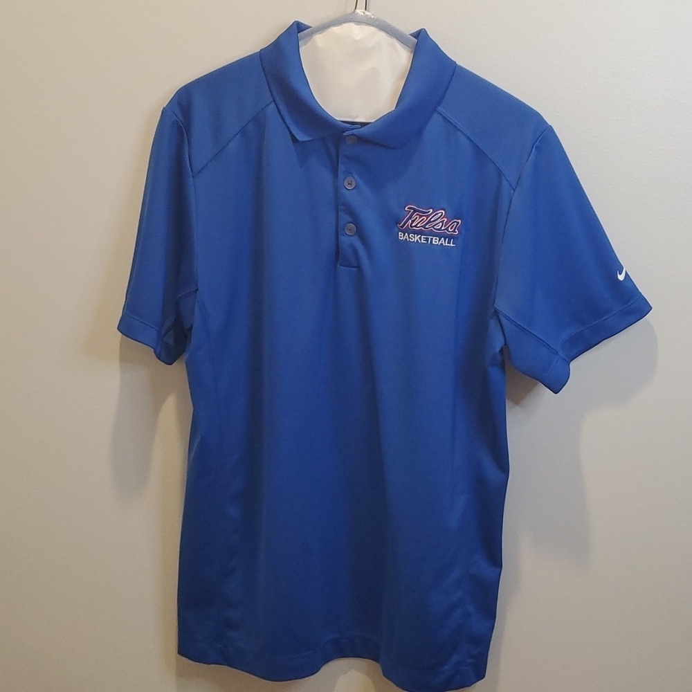 Tulsa Basketball Golf Men's Polo Shirt Size Medium (25)
